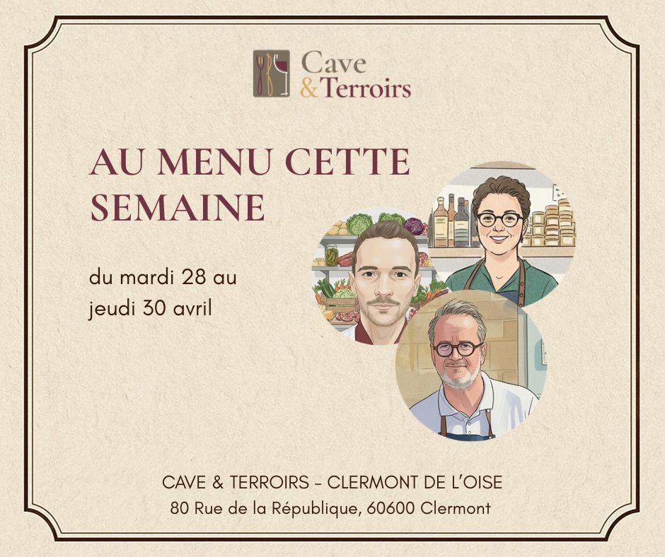 1 au menu cette semaine CAVE ET TERROIRS Clermont