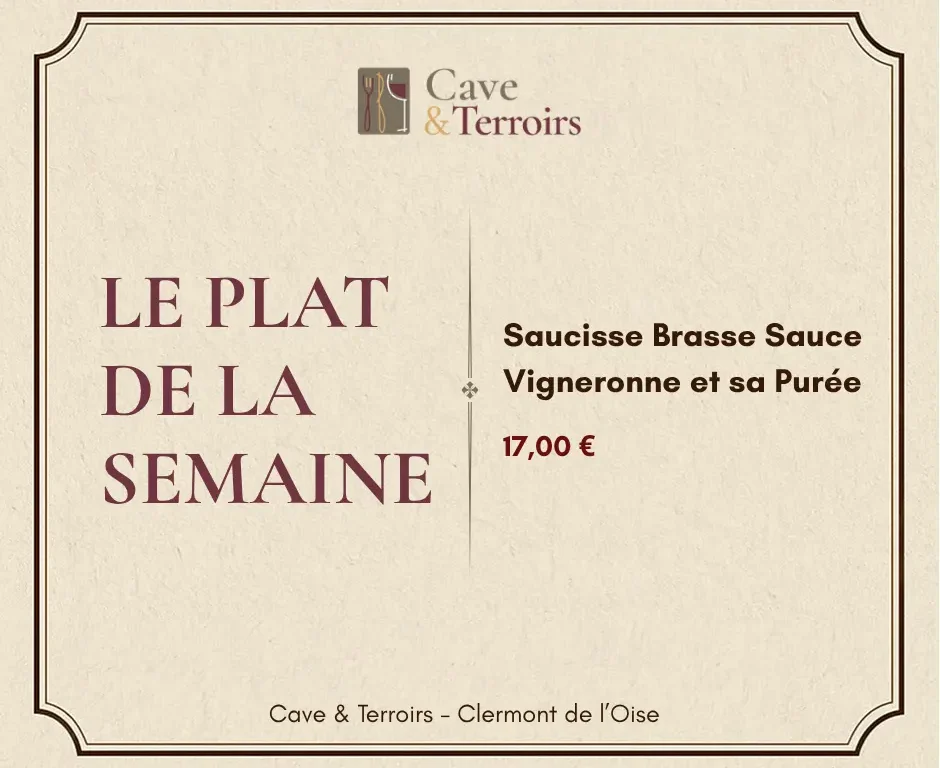 2 plat de la semaine CAVE ET TERROIRS Clermont