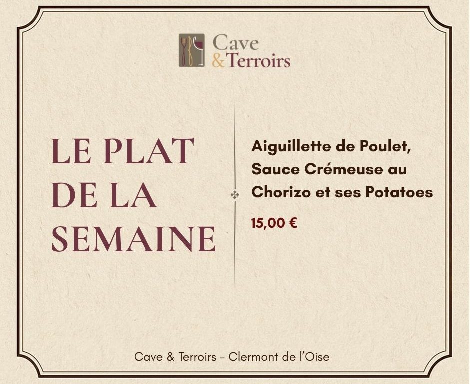2 plat de la semaine CAVE ET TERROIRS Clermont