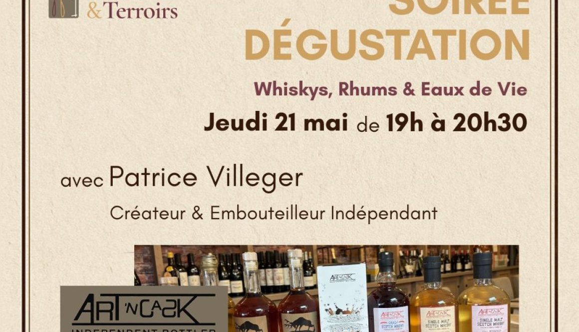 Dégustation 21 mai 2026 - Cave et terroirs