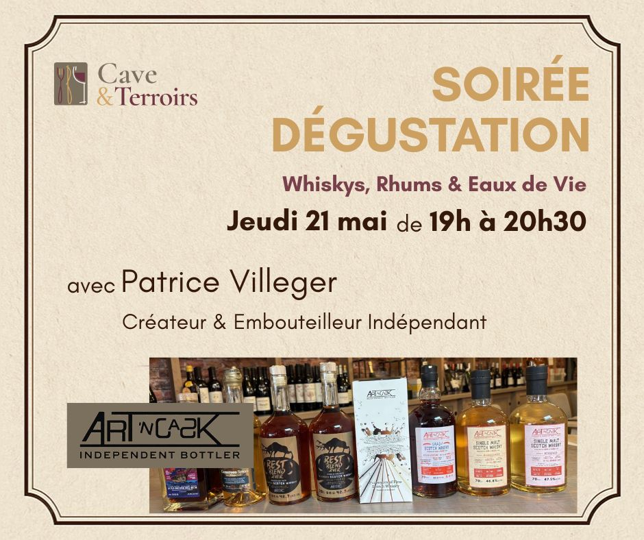 Dégustation 21 mai 2026 - Cave et terroirs