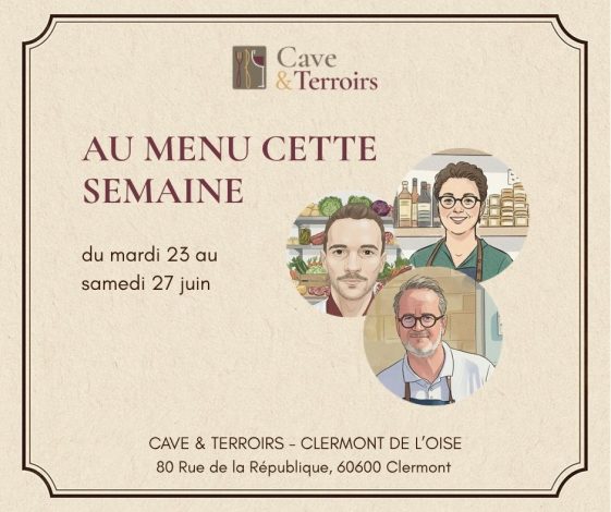 Le menu de la semaine – 23 au 27 juin
