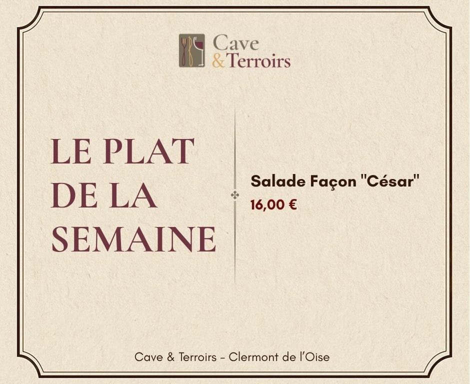 2 plat de la semaine CAVE ET TERROIRS Clermont