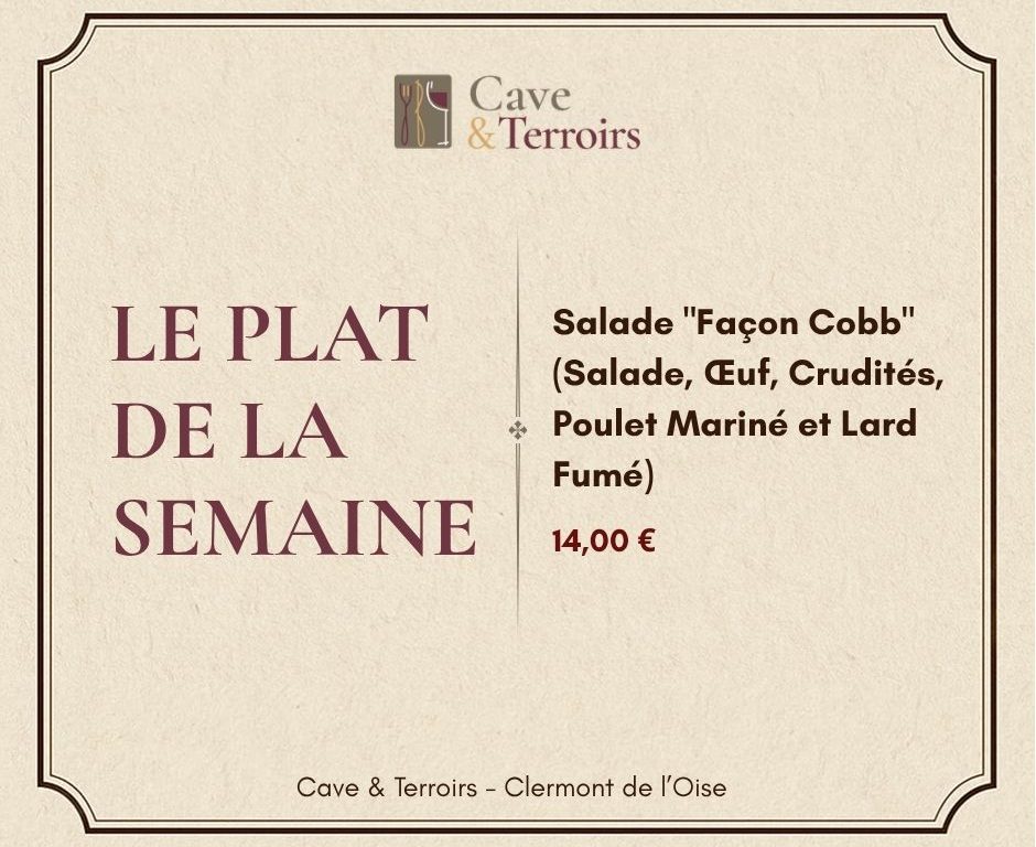 2 plat de la semaine CAVE ET TERROIRS Clermont