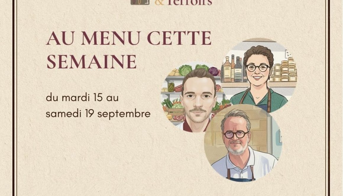 1 au menu cette semaine CAVE ET TERROIRS Clermont