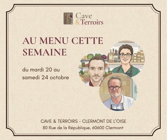 Le menu de la semaine – 20 au 24 octobre