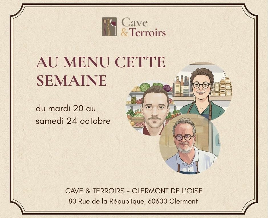 1 au menu cette semaine CAVE ET TERROIRS Clermont
