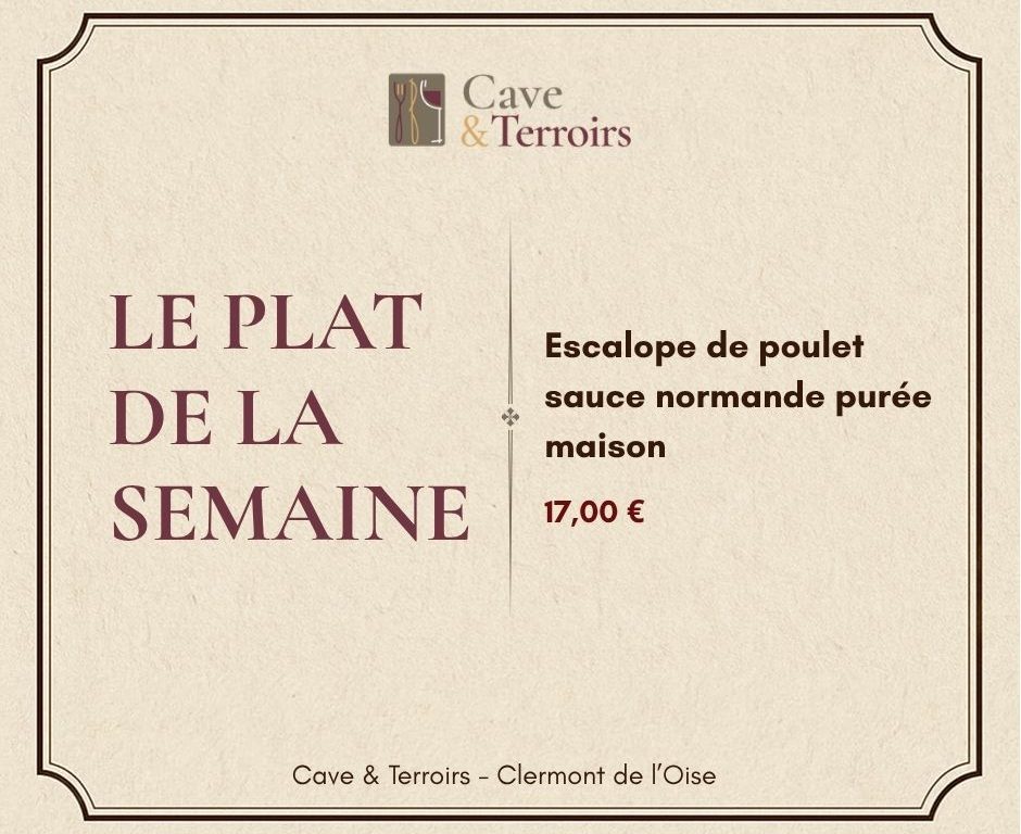 2 plat de la semaine CAVE ET TERROIRS Clermont