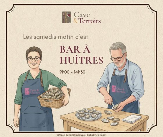 Tous les samedis matin, on ouvre les huîtres